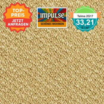 Quadratisches Bild vom Vorwerk Telma Teppichboden in sonne